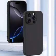 1 ốp lưng chống sốc màu đen, tương thích với điện thoại /Apple/OPPO, ốp lưng điện thoại chống sốc màu đen, ốp điện thoại, vỏ bảo vệ điện thoại, vỏ điện thoại, ốp điện thoại chống rơi, ốp điện thoại màu đen, ốp điện thoại tối giản, ốp điện thoại màu trơn, ốp điện thoại TPU chống sốc chuẩn quân sự, chống thấm nước và chống trầy xước, phiên bản quốc tế, không phải phiên bản nội địa. - màu đen - Xem 3