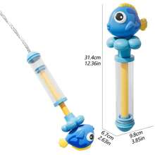 1pc Clownfish Water Gun Toy, Beach Pool Shooting Game Water Gun Toy For Summer Pool Beach, Ocean World Outdoor Toy, Suitable For Children 3+ And Adults, Fit For Birthday Party And Summer Outdoor Water Fight, Family And Friends Interaction, Birthday/Holiday Gift (Some Colors Random)