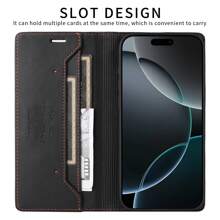 Wallet With Card Slot RFID Blocking Magnetic Flip Faux Leather Case Compatible With Iphone ForSamsung Galaxy Compatible With Xiaomi Redmi Pixel OPPO Realme Xperia Soft Business Shockproof Cover