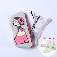 A Silicone Glasses Case For Storage, Featuring A Handle For Hanging, Suitable For Travel And Portable Use. It Is Waterproof And Shockproof, Designed To Keep Glasses And Regular Glasses Dust-Free., Gender Reveal Party, Perfect For Birthdays, Weddings, Parties, The Perfect Gift For Colleagues, Friends, And Family, Back To School