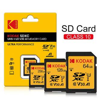  KODAK Bigger SD Memory Card 64GB 128GB 256GB High Speed SD Card For Camera