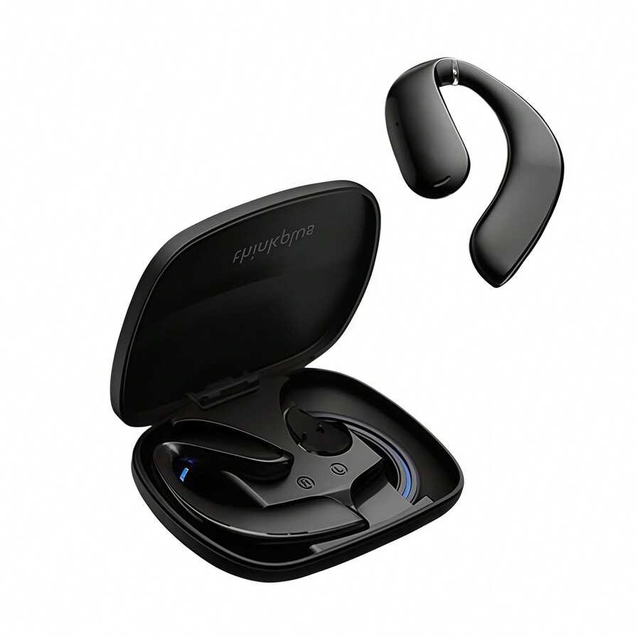 Lenovo TW70 高保真无线耳机 | 石墨烯振膜 | 三段均衡器 | Dirac 全景声 | Hi-Res 认证，黑色 - 黑色 - 查看 1