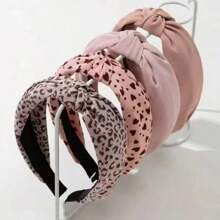 1pc Korean Style Wide Edge Headband Hair Clip, Criss-Cross Fabric Hairband, Versatile Elegant Hair Accessory For Outing
