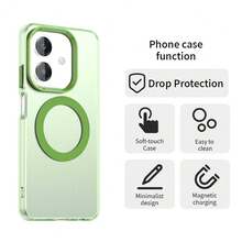 Gorgeous, Colorful, Luxurious And Fashionable Magnetic Phone Case, Compatible With Various Phone Models,International Version, Not The Domestic Version - Green - View 6
