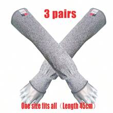 1/3 Paia di guanti resistenti ai tagli di alta qualità, protezione di livello 5, guanti da cucina, lavabili in lavatrice, comodi e flessibili, leggeri, adatti per entrambe le mani. Guanti resistenti ai tagli, adatti per la manipolazione del vetro, anti-graffio, adatti per cucina, taglio, giardinaggio, intaglio del legno, pulizia, assemblaggio e manutenzione. I guanti resistenti ai tagli proteggono la pelle sottile dai graffi