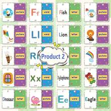 1 套/129 件儿童 CVC 单词游戏，卡通双面教育闪存卡，用于匹配字母阅读拼写游戏，教育玩具学习活动演讲老师学校用品