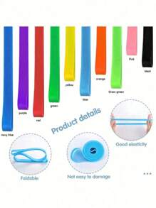 1/2/3/5/10pcs Silicone Towel Bands With Storage For Beach Chair Stretchable Beach Chair Bands Windproof Beach Towel Bands Colorful Beach Chair Clip Bands Beach Towel Holder Bands For Pool And Cruise Beach Essentials Travel Essentials Hawaiian Accessories (Color Random) Summer Travel, Vacation Holiday Bathroom Decor
