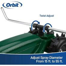 Orbit 58322 Traveling Sprinkler ,Green - Bildfarbe - View 3