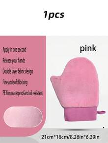 5 Pieces Reusable Body Face Self Tanning Mitts Double Sided Lotion Applicator Tanning Mitts Washable, Reusable Body And Face Self Tanning Mitts, Double Sided Lotion Applicator Mitts, Washable Tanning Mitts For Body Care Spa Oiling - With Thumb And Velvet Lining, Tanning And Sunscreen Application Mitts - Multicolor - View 13
