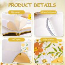 Vintage Floral Design Diary Matte Surface Notebook 260 Pages Notebooks Office Notepad Sketch Book Writing Pads School Supplies