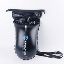 Bolsa Flutuante Impermeável para Armazenamento Externo, Alta Capacidade Fácil de Inflar, Separação Seca e Úmida em PVC Grosso, Boia de Natação, Essenciais de Praia, Acessórios de Praia, Flutuador de Piscina