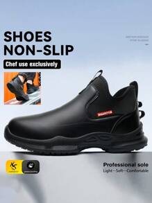 Fashion Men's Shoes, Catering Slip-Resistant Chef Shoes, Hotel & Restaurant Work Safety Shoes, Casual Shoes For Men