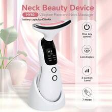 Electric Neck Face Beauty Massage Facial Lifting Device Device Machine Skin Care Tool 400mAh - White - View 2