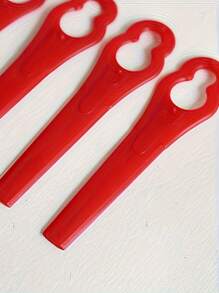 10/30/100pcs Lawn Mower Replacement Blade, Plastic Gourd Shaped Blades For Patio Lawn Garden Lawn Mower, Garden Lawn Trimmer Mower Accessories Tools