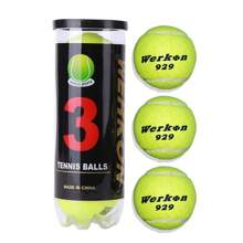 3 piezas de pelotas de tenis de alta calidad que cumplen con el estándar, alta elasticidad, duraderas, hechas de lana, para partidos y entrenamiento, adecuadas para clase de educación física estudiantil (3 piezas/bolsa)
