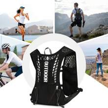 Running Vest For Men Women Lightweight Reflective Running Backpack Hydration Vest Backpack Camel Water Backpack(Only Backpack Without Bladder) For Marathons Trail Running Cycling Hiking(Without Bladder)
