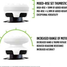 NEW 2PCS Freek Galaxy Performance Thumb Grip Caps Silicone Analog Stick Caps Cover For P4/5 Series Controller Silicone Cap Seven Colours Increase Adhesion, Feel Appropriate, And Enhance User Experience