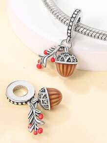 STYFNE 1pc Key & Lock Heart Shaped Crystal Studded Wing Pendant, Adorable Heart Pave Pendant, Beaded Sisters Heart Charm, Suitable For Bracelet DIY, Women Jewelry, Girls Gift, Everyday Use