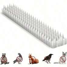 1/2/4/8pcs/Pack Anti-Cat Spike, Spiked Design, Cat Deterrent, Non-Slip Base, Anti-Cat Spikes Mat, Anti-Squirrel Spikes Mat, Anti-Bird Mat