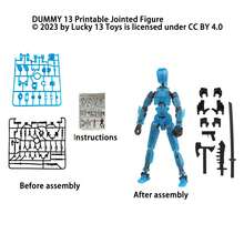 4 piezas de figuras de acción posables T13 que brillan en la oscuridad - de material ABS resistente, con opciones transparentes y azul luminoso, con una espada detallada, perfecto regalo para coleccionistas, novios, decoración de cumpleaños o Pascua, fans coleccionistas | Figura articulada | Delicada y exquisita - Multicolor - Ver 13