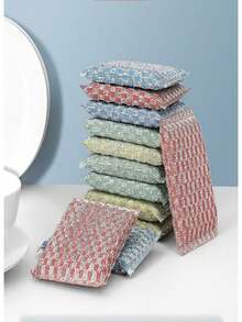 不锈钢清洁膏，粉色魔法除油膏，适用于炉灶、燃气灶、抽油烟机、锅碗瓢盆，厨房除锈魔法工具，除垢清洁膏，厨房清洁用品，清洁工具，适用于浴室和厨房（随机发货，新旧包装混装） - 粉色 - 查看 13