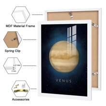 HALFLEMART 1 pieza Póster de lienzo con galaxia espacial, para decoración de sala de estar y dormitorio