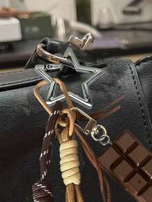 Metall Stern Federschnalle, O-Ring kann Handtaschenriemen-Schnalle öffnen, Outdoor Camping und Wandern Zubehör, DIY Taschenanhänger, Autoschüsselbundverbindung, DIY Anhänger Öffnungsring, Taschengurt Verbindungsschnalle, DIY Anhänger