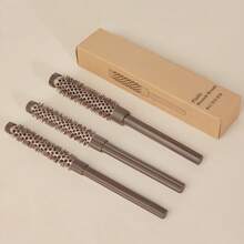 3 In 1 Small Round Brush Kit, 3/7 1/2 5/8 Inch Barrel HairBrush For Blow Drying, Soft Bristles Style Volumize Hair Brush For Women Men, Short Hair, Bangs, Roots, Curling, Straight - #11/ #13/ #16 Round Brush Set