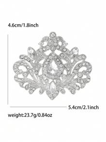 1 broche de strass para noivas, broches de casamento para mulheres, para bolsa, suéter, casaco, chapéu, sapatos, vestido, terno, temporada de casamento