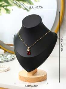 Velvet Portrait Necklace Display Pendant Organizer Jewelry Display Stand Jewelry Mannequin Bust Necklace Pendant Window Display