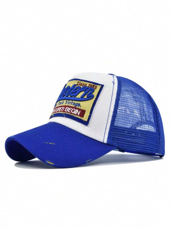 1pc Unisex Baseball Cap, Casual Street Wear Sun Hat, Outdoor Hiking Accessory, Unisex Couple Design
