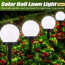 3pcs Solar Powered Outdoor Decorative Lights - Dual Use For Romantic Ambience Lighting And Decoration, Auto Sensor, Waterproof, Charge In Daytime, Long Lasting Illumination At Night, Easy Installation Without Wiring, Ideal For Garden/Pathway/Patio