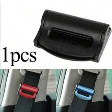 1pc Plastic Strong Adjustable Car Belt Clips Slip-Resistant Seat Belt Buckle Simple Clamp Fixing Clip Car Styling - one-size - View 1