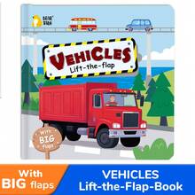 1 册儿童活动书籍、早期学习认知语音书籍、车辆主题学龄前玩具学校用品套装、生动的图片（不含 BPA，方便携带）、增强基本认知发展、蒙特梭利教具、学习材料、儿童书籍、课堂玩具、儿童游戏、男孩、女孩、儿童生日礼物、幼儿玩具、儿童派对礼物 - 彩色 - 查看 2