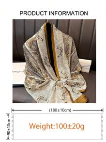 FADZOYLE 1 Stück 180*90CM Boho Stil Schal mit Paisley Geometrisches Muster, Umschlagtuch und Wrap Cape, Hidschab Bandana Kopf Wickel, Abayas Accessoires, Strandüberwurf Sarong, Sonnenschutz, leichte, große, elegante Modeschal Kollektion aus satiniertem Seidengefühl, Geschenk, Reise, Hochzeit, Braut