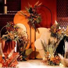 1 pieza Soporte para arco de fondo, Kit de arco de globos para boda, disponible en diferentes tamaños dorados y negros, apto para boda, San Valentín, aniversario, fiesta de graduación, decoración y fondo de fotografía