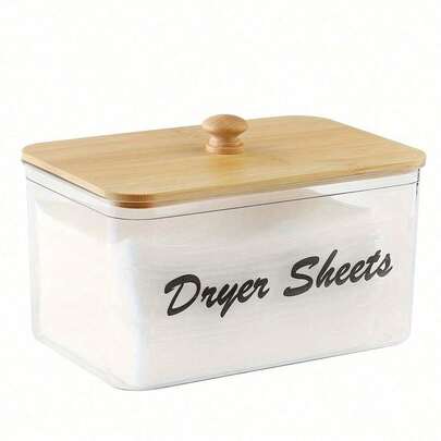 1 Stück Badezimmer Seifenspender Set, Badezimmerorganizer Accessoires Zahnbürstenhalter, Wattestäbchen Behälter, Zahnputzbecher, Seifenschale, boho rustikale Badezimmer Dekoration, Badezimmer Aufbewahrung, Reinigungsmittel Behälter, Studentenwohnheim Wäsche Aufbewahrungsbox mit Bambus Deckel