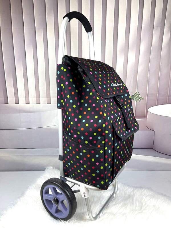 Carrito de compras con bolsillo aislado, fácil de subir escaleras, impermeable, resistente al desgaste, de alta calidad, con ruedas suaves, hecho de tela Oxford premium, disponible en varios colores, 99 x 24 x 32 cm, altura 99 cm, capacidad máxima de peso 50 kg