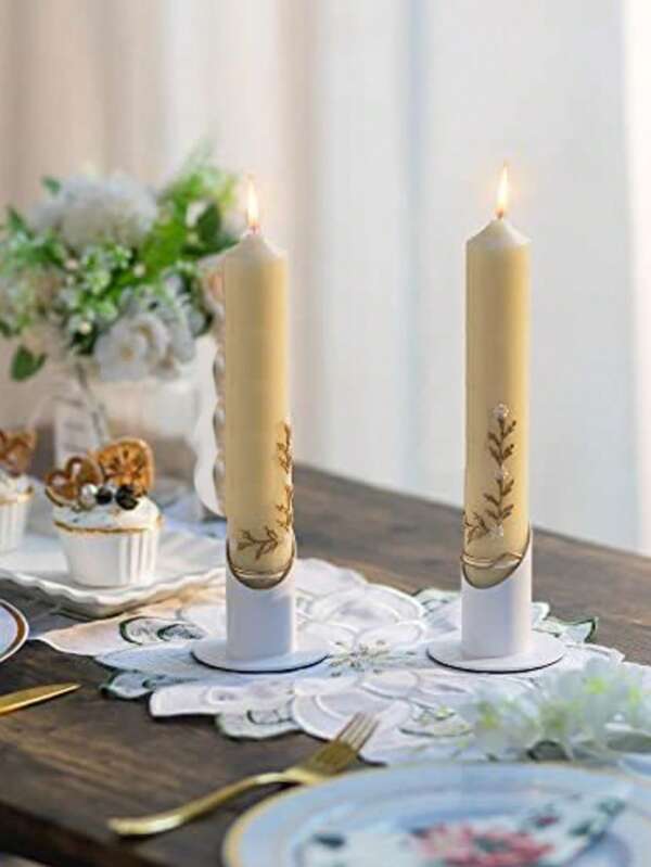 Metal Candle Holder For Christening Candle Baptism Candle Holder Baptism Candle Holder Taper