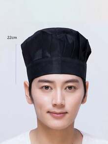 2pcs Adjustable Elastic Chef Hat For Adults, Baking Kitchen Cooking Hats - Multicolor - View 7