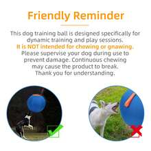 Interactive Dog Toy Dog ​​Ball - New Upgraded Durable Sports Bouncing And Rolling Ball, Shepherd Ball Golden Retriever Chewable Self-Entertainment Ball Molar Inflatable Training Ball, Suitable For Small/Medium Dogs - 橘色 - 查看 9