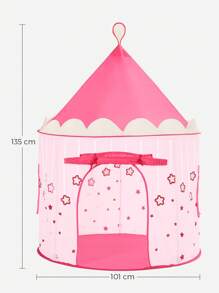 Tienda para Niños, Carpa Infantil, Castillo de la Princesa, Pop Up, Regalo para Niños, para Interior y Exterior, Bolsa de Transporte, Rosa