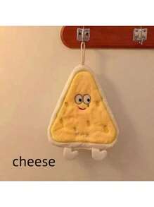 1 Piece Cute Hand Towel Hanging Type Absorbent Thick Bathroom Cartoon Handkerchief Towel Hand Washing Small Square Towel Kitchen Cloth