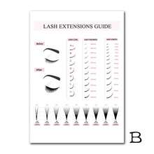 1 件礼品睫毛延长指南海报化妆海报和印刷睫毛帆布画引言墙面艺术印刷图片房间装饰可选框架厨房装饰 - 多色 - 查看 18