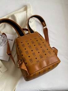 2025 New Bear Design Backpack, Fashion Versatile Commuter Bag, Large Capacity Bookbag For College Students