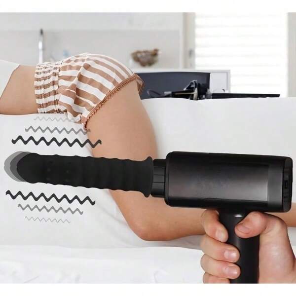 Silikonvorsatz Dildo für Massagepistole, Silikonvorsatz Dildo als Sexspielzeug für Erwachsene Paar, Sexspielzeug für Frauen Männer Lesben Schwule Paar, Tief Gewebe Massagekopf Aufsätze, Silikon Dildo Massagepistolen Aufsatz