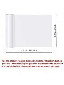 1pc PVC Cat Scratch Furniture Protector - Protects Sofa From Cat Claws, Transparent Flexible Plastic Protective Film, Single-Sided Sticky Anti-Scratch Training Tape - Easy To Apply - Clear - View 15