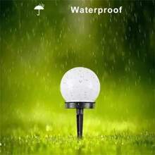 3pcs Solar Powered Outdoor Decorative Lights - Dual Use For Romantic Ambience Lighting And Decoration, Auto Sensor, Waterproof, Charge In Daytime, Long Lasting Illumination At Night, Easy Installation Without Wiring, Ideal For Garden/Pathway/Patio