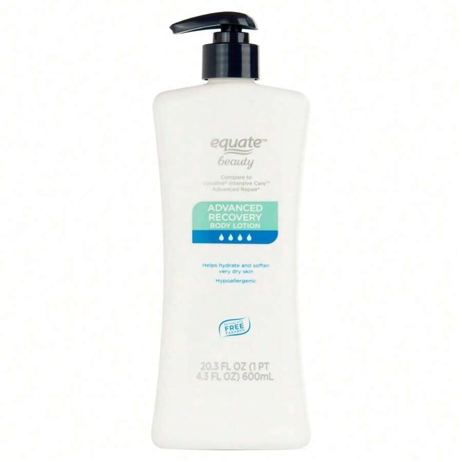 Loción corporal de recuperación avanzada Equate, 20.3 oz líq., Comparable a la Reparación Avanzada ® Intensive Care™ - 1 - Ver 1