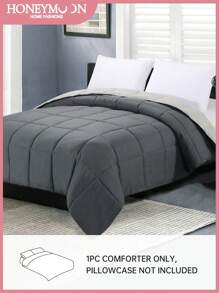 1pc Comforter Duvet Insert - Quilted Comforters, All Season Duvet, Down Alternative Bedding Comforter. For Home Bedding And School Bedding Dorm Essentials